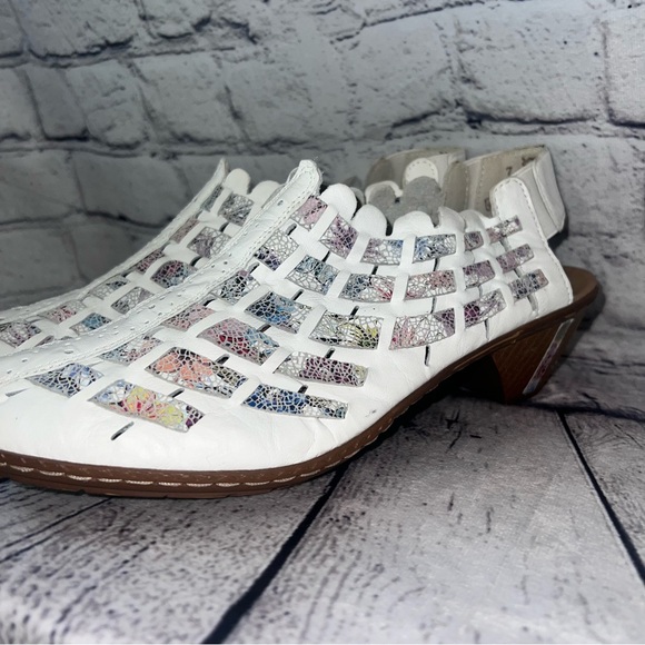 Rieker 46778 Sina Women's Heels‎ Sling-Backs, Anti-Stress Comfort Size 40 - Picture 4 of 10